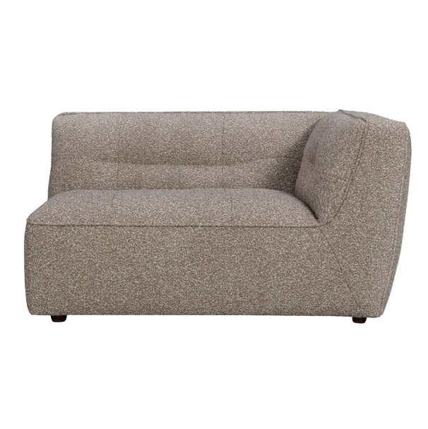 NED Collections Grace Sofa 1 Seater Right Arm - Fawn Cloud